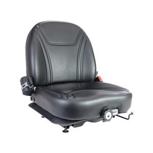 耐用的黑色乙烯基和机械悬浮座椅