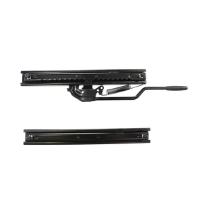 适用于零转割草机座椅的黑色座椅滑轨套件