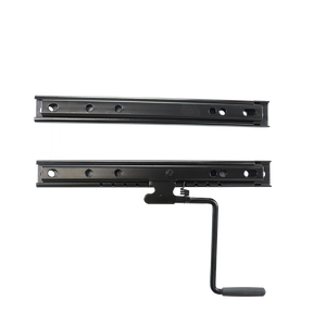 叉车座椅 的黑色座椅滑轨组件