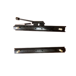 通用黑色单锁可调座椅滑轨