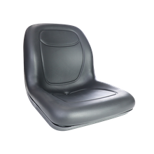 带多个安装孔的黑色 PVC 座椅