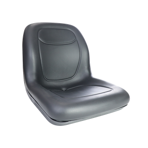 带多个安装孔的黑色 PVC 座椅