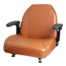 棕色零转 骑乘式割草机座椅 带扶手 Bobcat Dixie Snapper Toro Exmark Ba​​d Boy